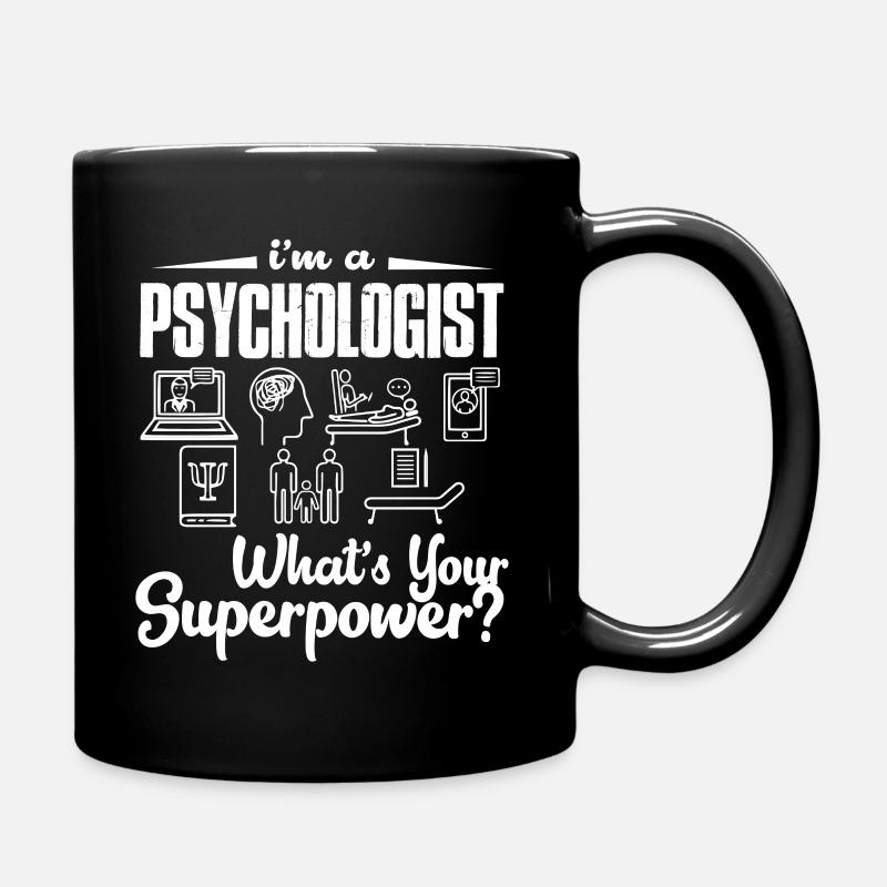 Psychologe Ich bin ein Psychologe - Tasse einfarbig - Schwarz