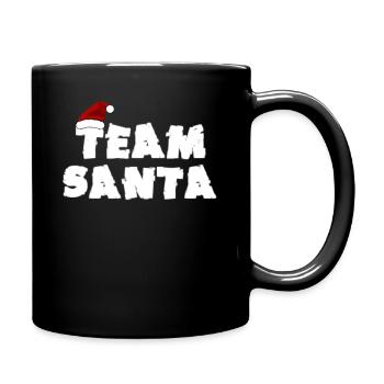 Père Noël, Père Noël, Père Noël, Père Noël, Père Noël - Mug uni - noir - Droite