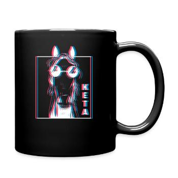 Keta Ketamine Horse Drugs Party Techno - Mug uni - noir - Droite