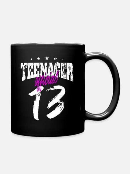Teenager Jugendlicher Geschenk Geschenkidee - Tasse einfarbig - Schwarz
