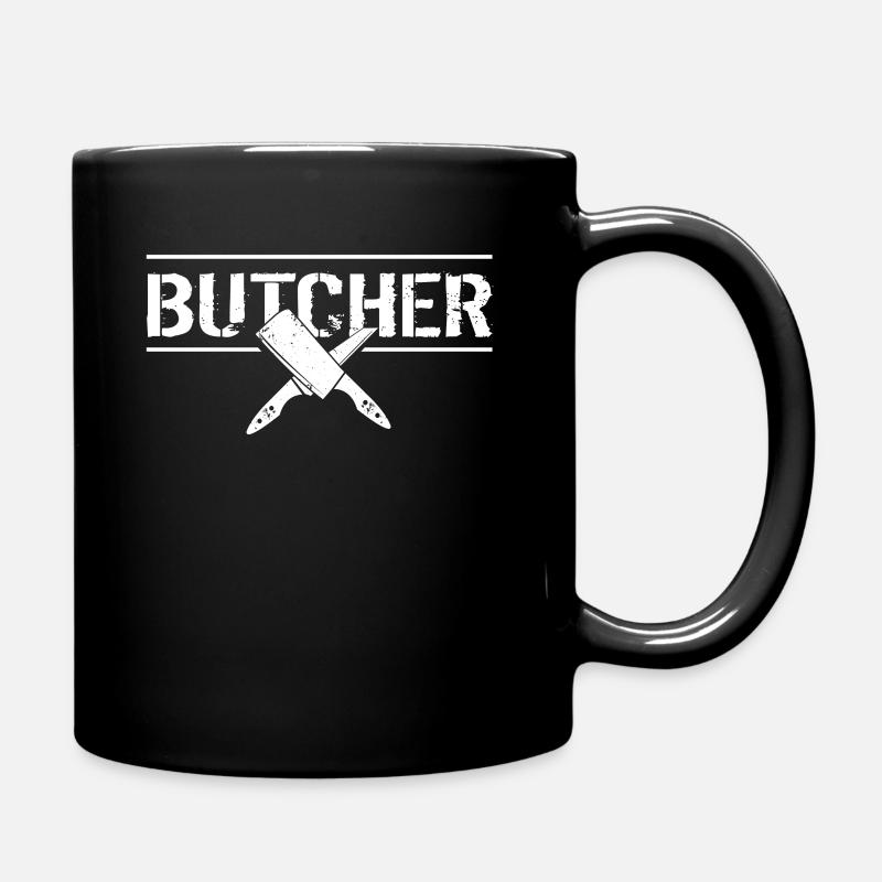 Boucher boucher - Mug uni - noir
