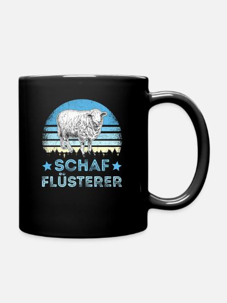 Sheep Sheep Whisperer Shepherd Shepherd Shepherd Gift - Full Colour Mug - black