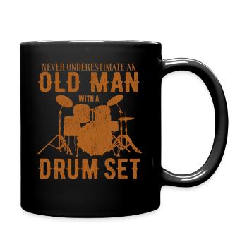 Drums Drummer Drummer Drums Gift - Mug uni - noir - Droite
