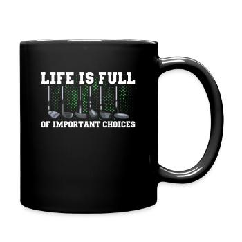 Golf Golfeur Golfeur Cadeau Golf Golf Sport - Mug uni - noir - Droite