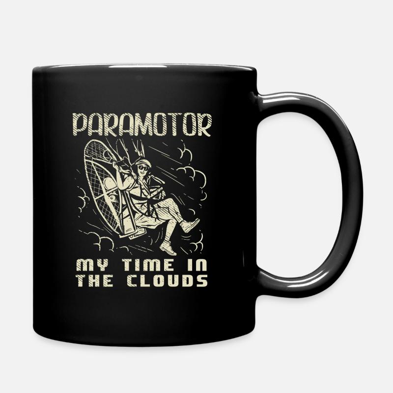 Parapente motorisé par paramoteur - Mug uni - noir