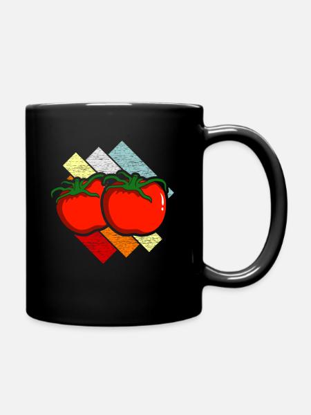 Tomate - Tasse einfarbig - Schwarz