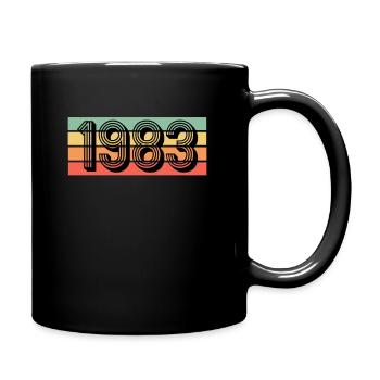 Année de naissance 1983 - Mug uni - noir - Droite