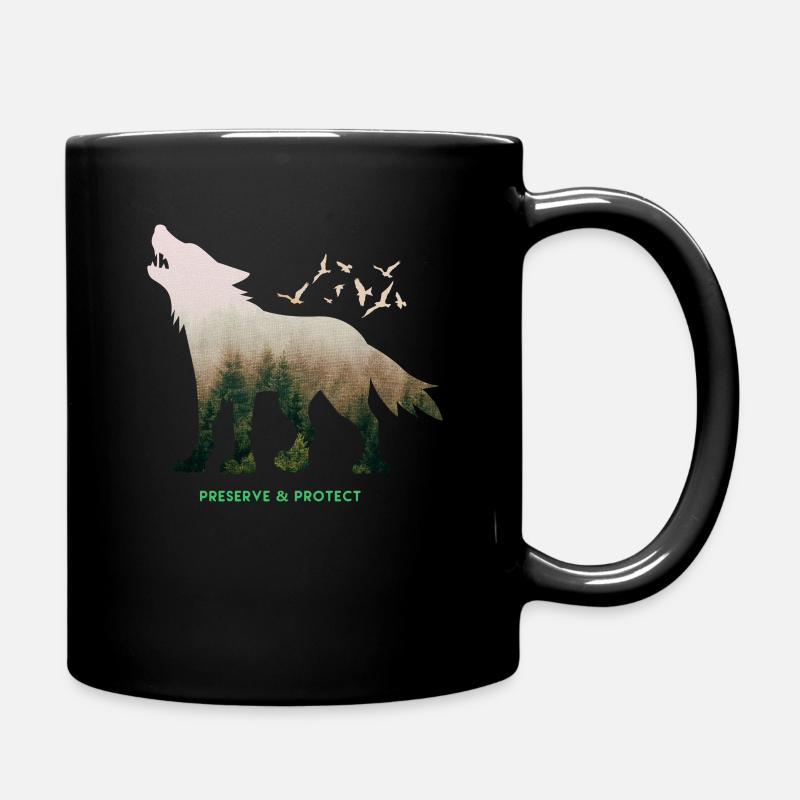 Nature conservation protection de l'environnement protection du climat cadeau - Mug uni - noir