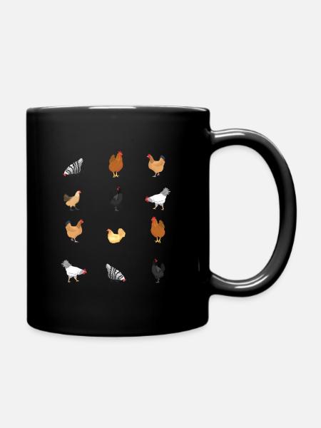 Poulets Poulet de la ferme des amateurs de poulets - Mug uni - noir