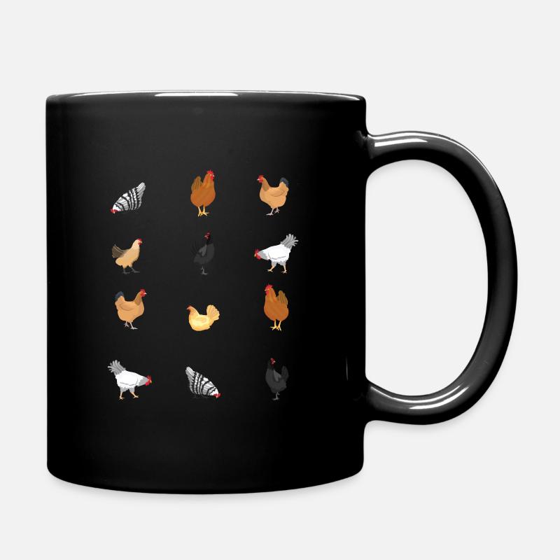 Poulets Poulet de la ferme des amateurs de poulets - Mug uni - noir