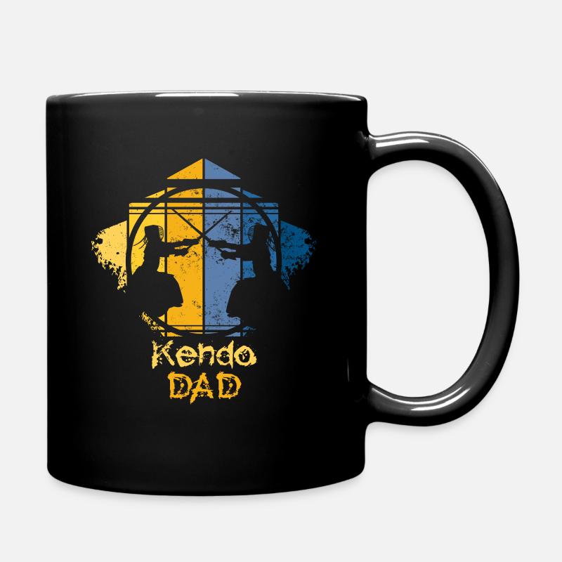 Kendo Papa - Tasse einfarbig - Schwarz