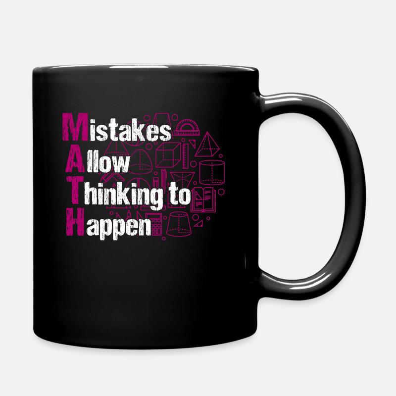 Professeur de mathématiques, je suis professeur de mathématiques - Mug uni - noir