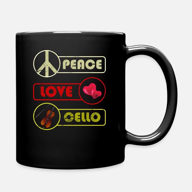 Cello - Tasse einfarbig - Schwarz