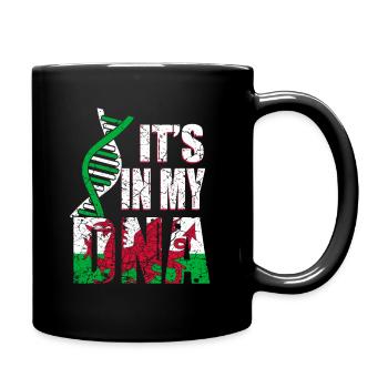 Le pays de Galles est dans mon ADN - Mug uni - noir - Droite