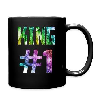 KING 01, King # 1, Queen Design dans le magasin - Mug uni - noir - Droite