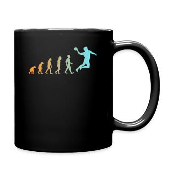 Cadeau de t-shirt de joueur de handball d'évolution - Mug uni - noir - Droite