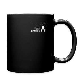 remote chaos experience - CC Kongress Hacker r C3 - Tasse einfarbig - Schwarz - Rechts