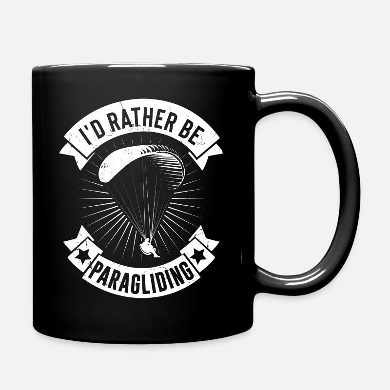 Cadeau de parapente - Mug uni - noir