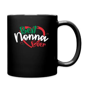Beste Nonna aller Zeiten - Tasse einfarbig - Schwarz - Rechts