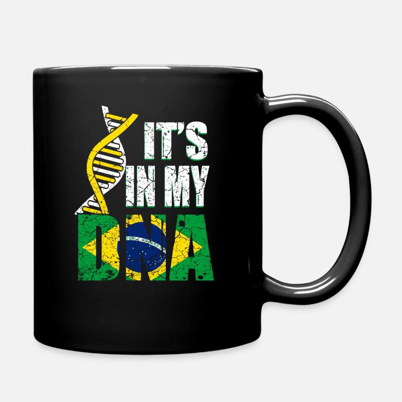 Le Brésil est dans mon ADN - Mug uni - noir