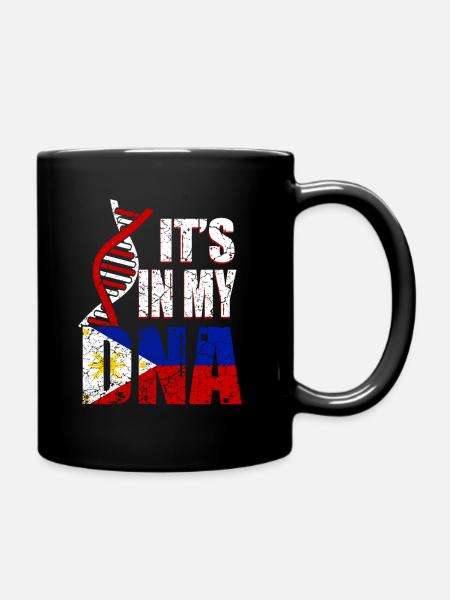 Philippinische DNA - Tasse einfarbig - Schwarz