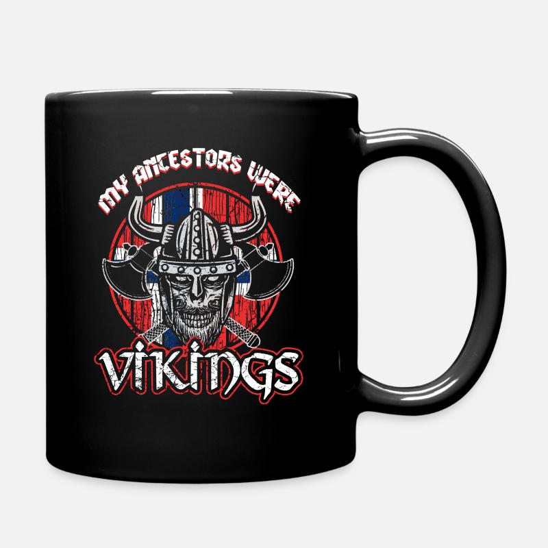 Norweger Winkinger - Tasse einfarbig - Schwarz