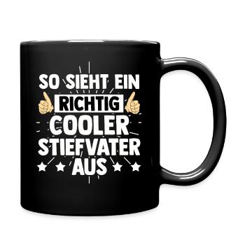 Stiefvater - Tasse einfarbig - Schwarz - Rechts