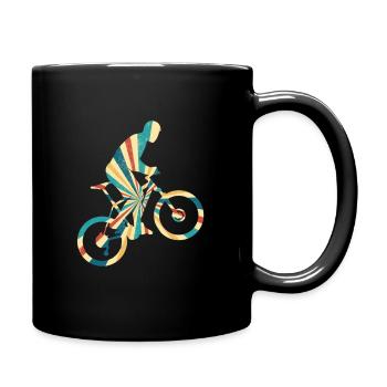 Vélo vintage - Mug uni - noir - Droite