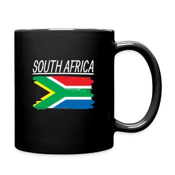 South Africa - Tasse einfarbig - Schwarz - Rechts