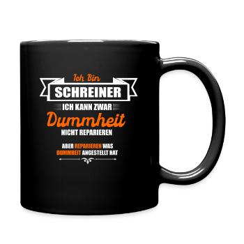 Schreiner - Tasse einfarbig - Schwarz - Rechts