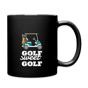 Golf Sweet Golf - Tasse einfarbig - Schwarz - Rechts