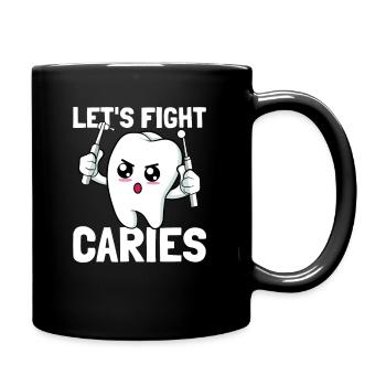 Dental Assistant Caries Dentistry Dentist Student - Full Colour Mug - black - Right