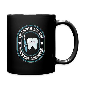 Assistant dentaire Dentisterie Dentiste Étudiant - Mug uni - noir - Droite