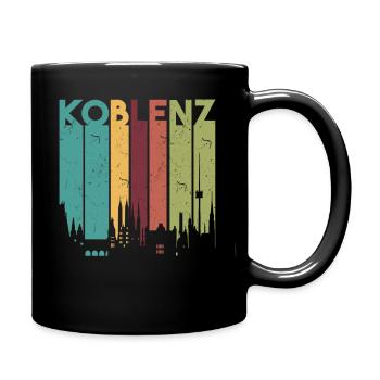 Koblenz Vintage Koblenz Gift - Full Colour Mug - black - Right