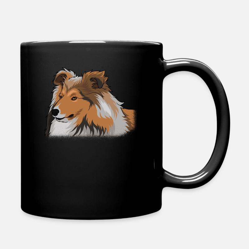 Chien de berger Sheltie Berger Shetland - Mug uni - noir