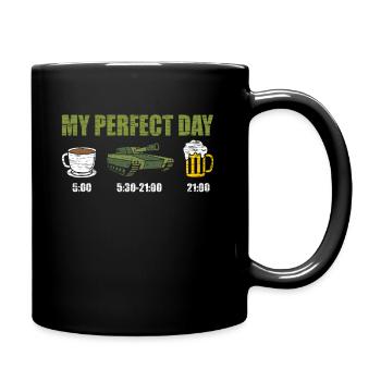 Panzer Panzerfahrer Bundeswehr Army - Full Colour Mug - black - Right