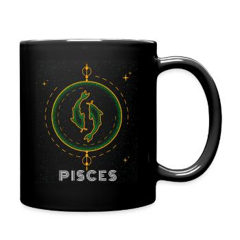 Poissons Poissons Poissons Poissons - Mug uni - noir - Droite