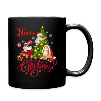 Merry Christmas - Full Colour Mug - black - Right