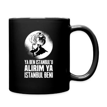 Istanbul Osmanli Fatih Sultan Mehmet 1453 Fetih - Tasse einfarbig - Schwarz - Rechts