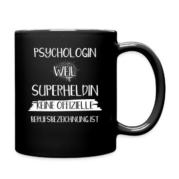 Psychologie , Psychologen u. Psychologinnen - Tasse einfarbig - Schwarz - Rechts