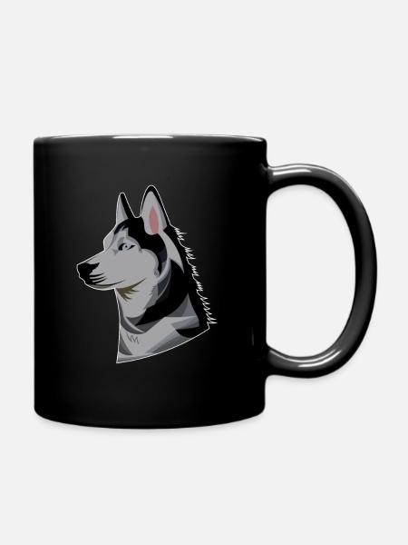 Husky - Excellent cadeau pour les amateurs de husky - Mug uni - noir