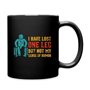 Cadeau de conducteur de fauteuil roulant - Mug uni - noir - Droite