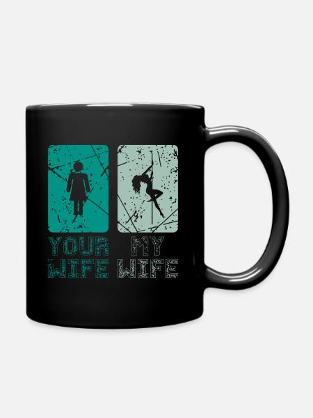 Pole dance femme - Mug uni - noir