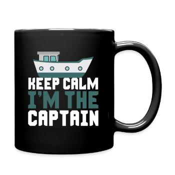 Détends-toi, je suis le capitaine - Mug uni - noir - Droite