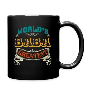 WORLDS GREATEST BABA - Tasse einfarbig - Schwarz - Rechts