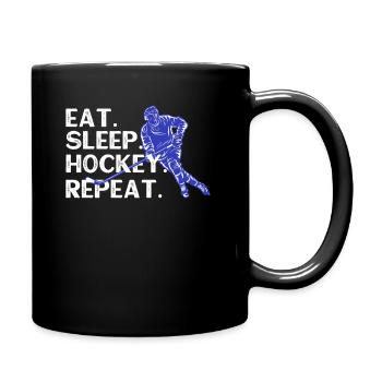 Hockey hockeyeur cadeau - Mug uni - noir - Droite