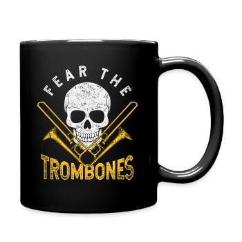Posaune Orchester - Tasse einfarbig - Schwarz - Rechts