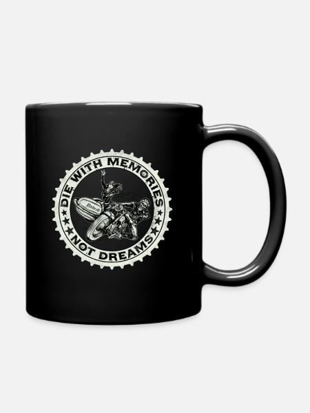 cool disant mourir avec des souvenirs pas des rêves - Mug uni - noir