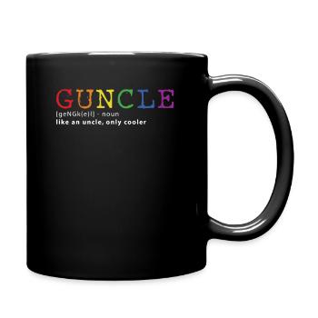 Guncle Definition Gay Pride Funny Gift for Gay - Mug uni - noir - Droite