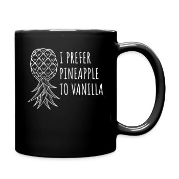 Swinger Geschenke | Ananas Swinging Lifestyle Funn - Tasse einfarbig - Schwarz - Rechts